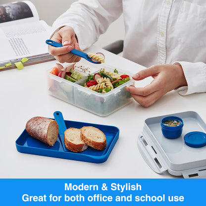 To-Go 3-Section Modern Airtight Lunch Box 1L