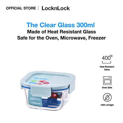 The Clear Glass 300ml (Square)