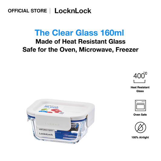 The Clear Glass 160ml (Rectangle)