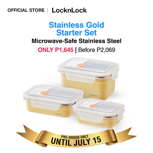 [Pre-Order] Set of 3 Stainless Gold Starter Set
